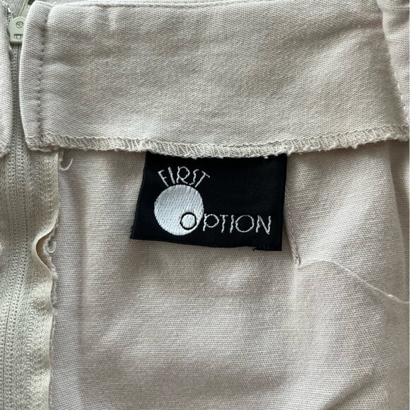 Vintage Y2K A-Line Boho Side Slit Midi Skirt Suede Lace Fringe Aztec Western Zip - Picture 3 of 9